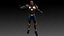 Marvel Nova Richard Rider 3D-Modell, vollständig ausgerüstet und texturiert