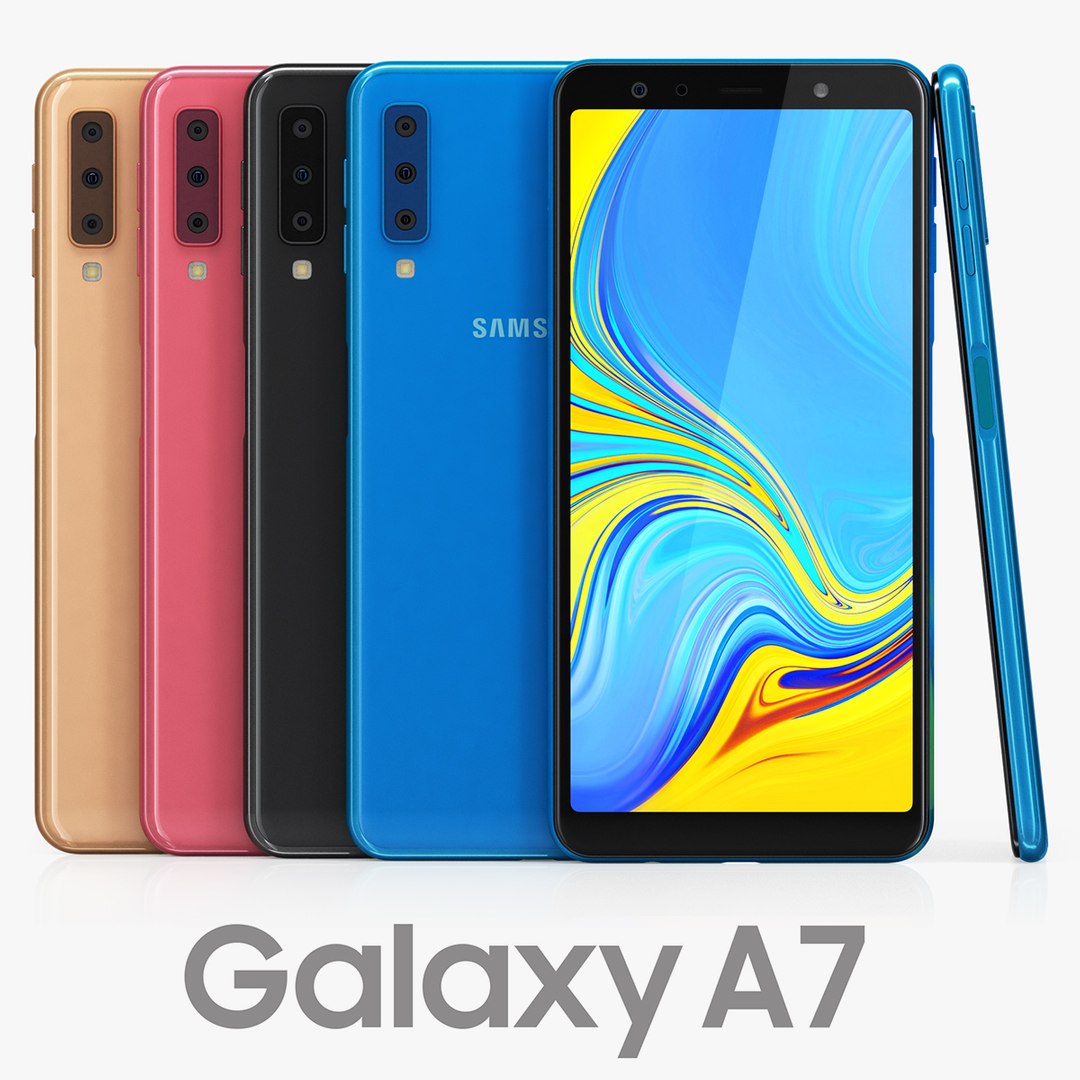 新作商品 Samsung 3D Galaxy 1331592 TurboSquid - Color A7 スマートフォン本体