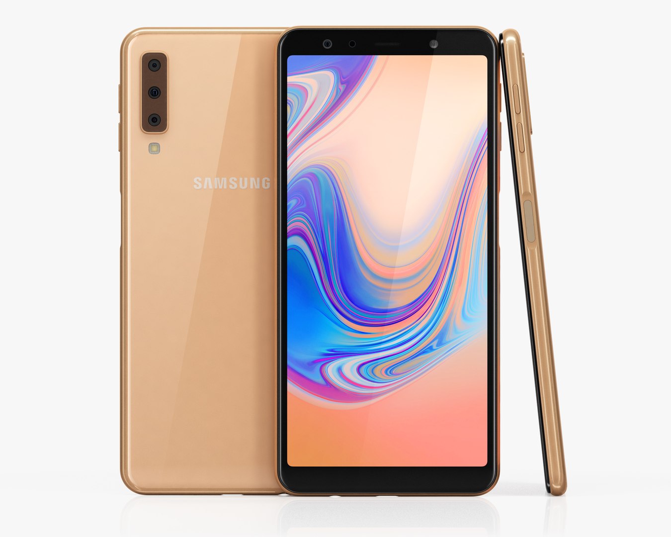 3D Samsung Galaxy A7 Color - TurboSquid 1331592