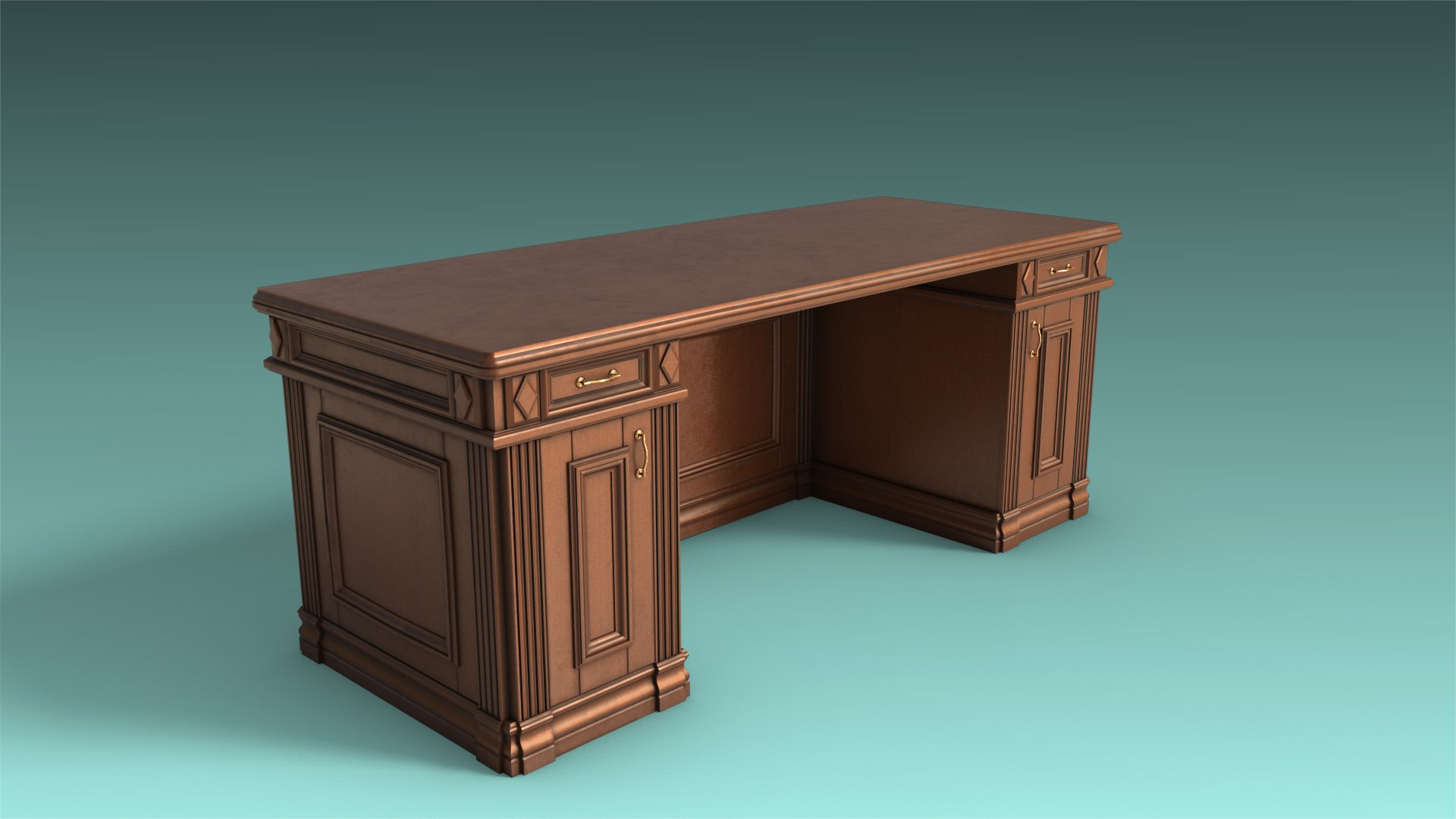 3D low-poly desk model - TurboSquid 1633053