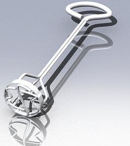 3D Cow Branding Iron
