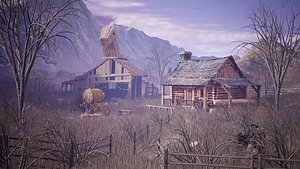 Log Cabin Modular Pack  200 Assets