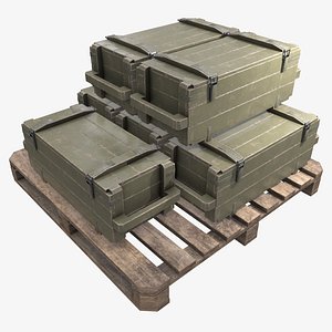 Military Cargo Case 3D model