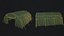 Low Poly -PBR Carpa verde y blanca con versión sucia Modelo 3D Low-poly