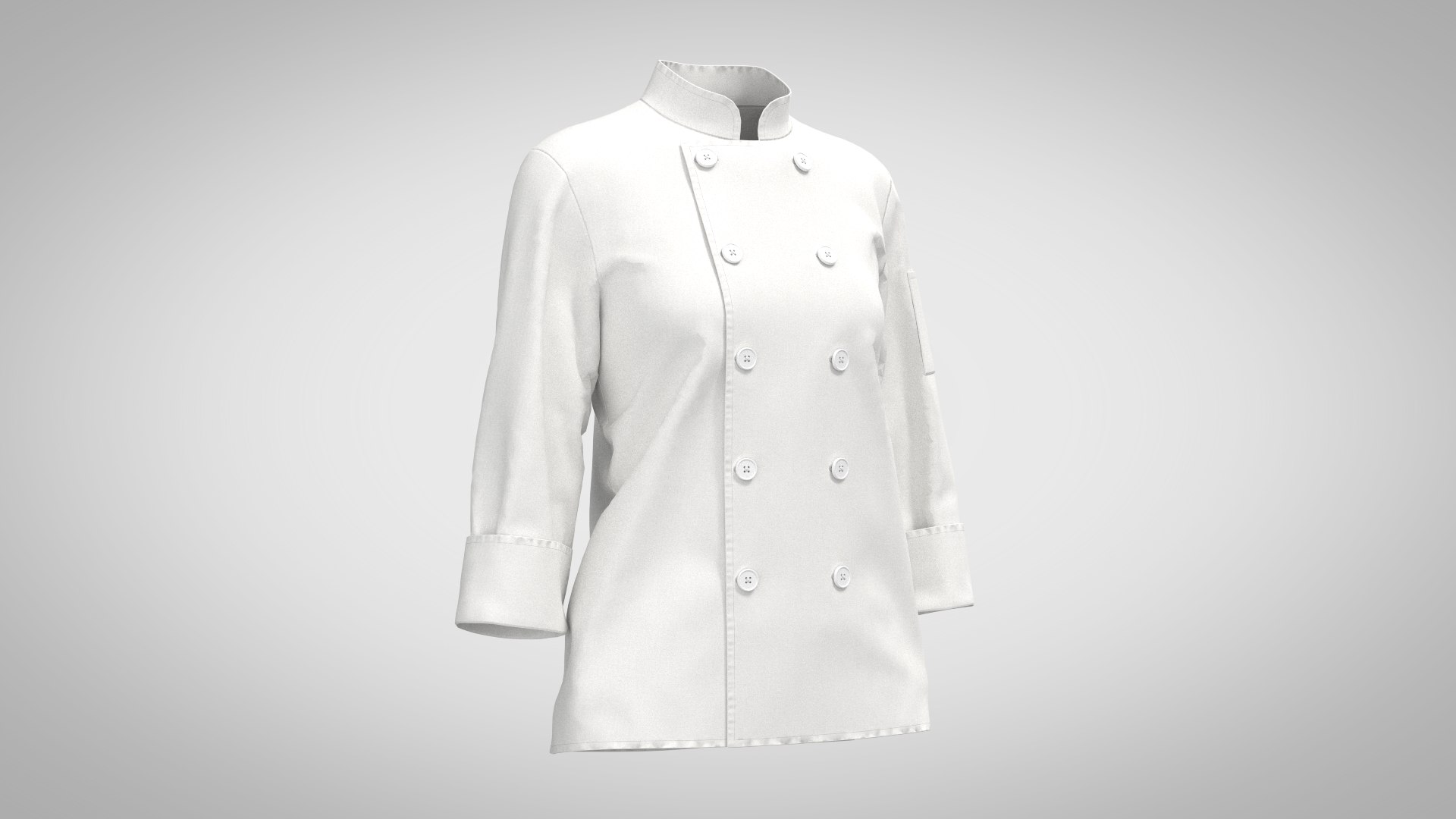 Chef Uniform 3D Model TurboSquid 2297278