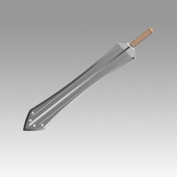 sword erik killmonger movie 3D model