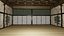 Japanese Shogun Audience Hall Interior - Feudal Castle Room