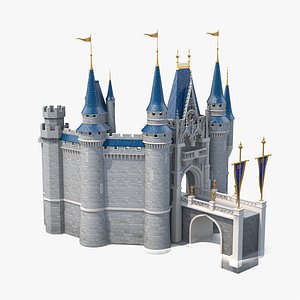 castle entrance 3D