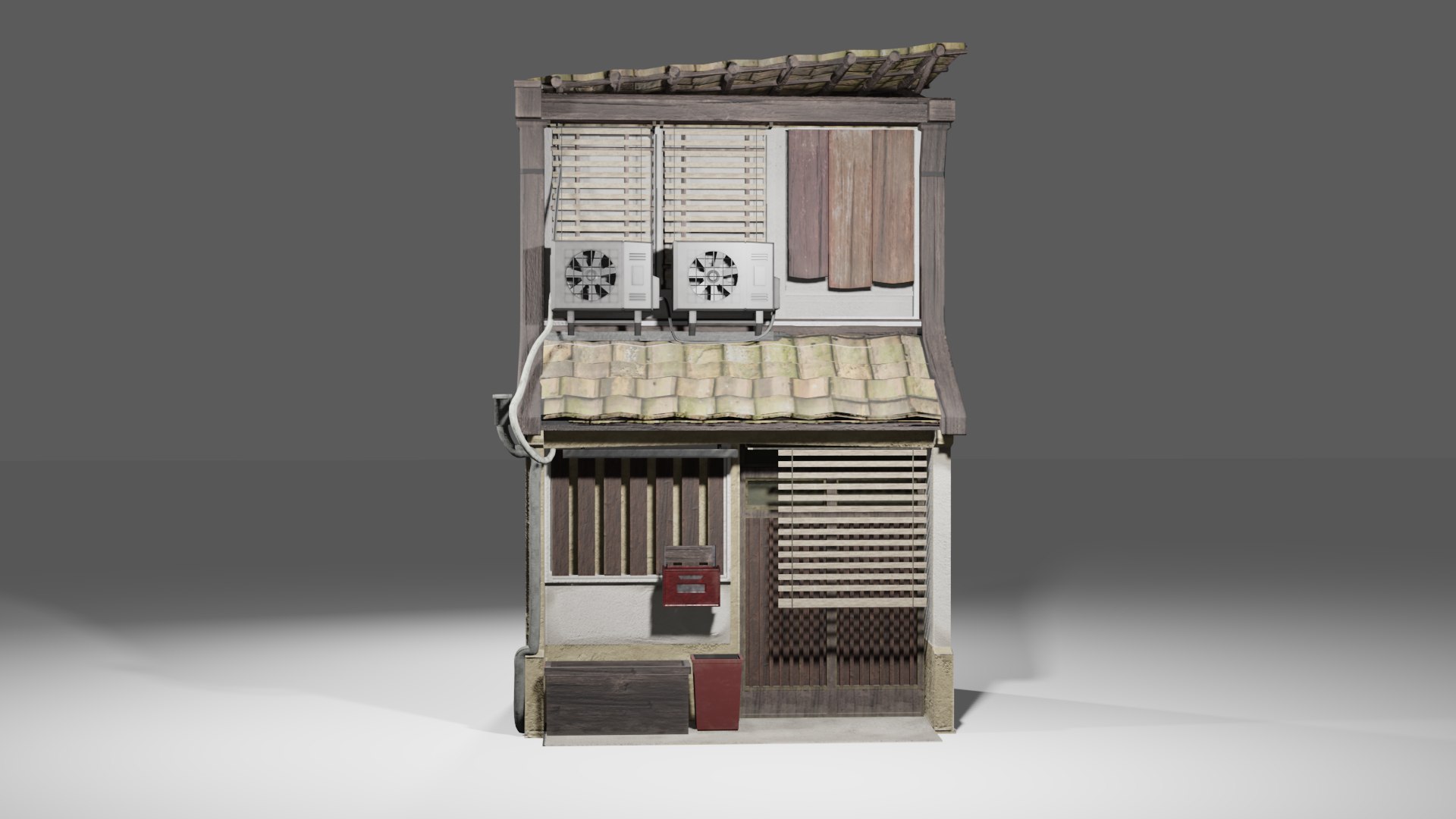 3D Model Shop Model Buildings - Low Poly Realistic - TurboSquid 2001817