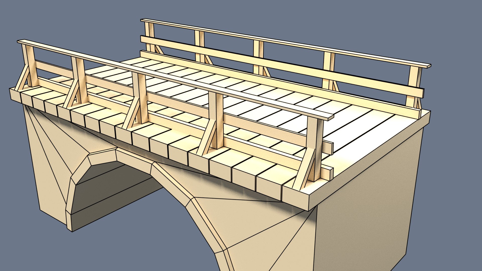 Bridge Model - TurboSquid 1715197