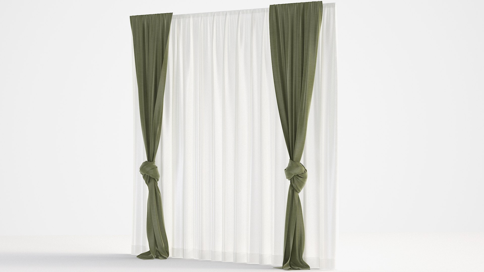 Curtain Model - TurboSquid 1778554