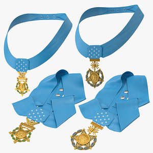 medals honor 3D model