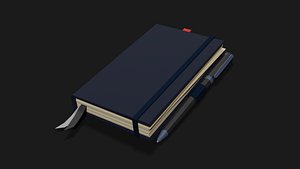 Lowpoly Notebook model