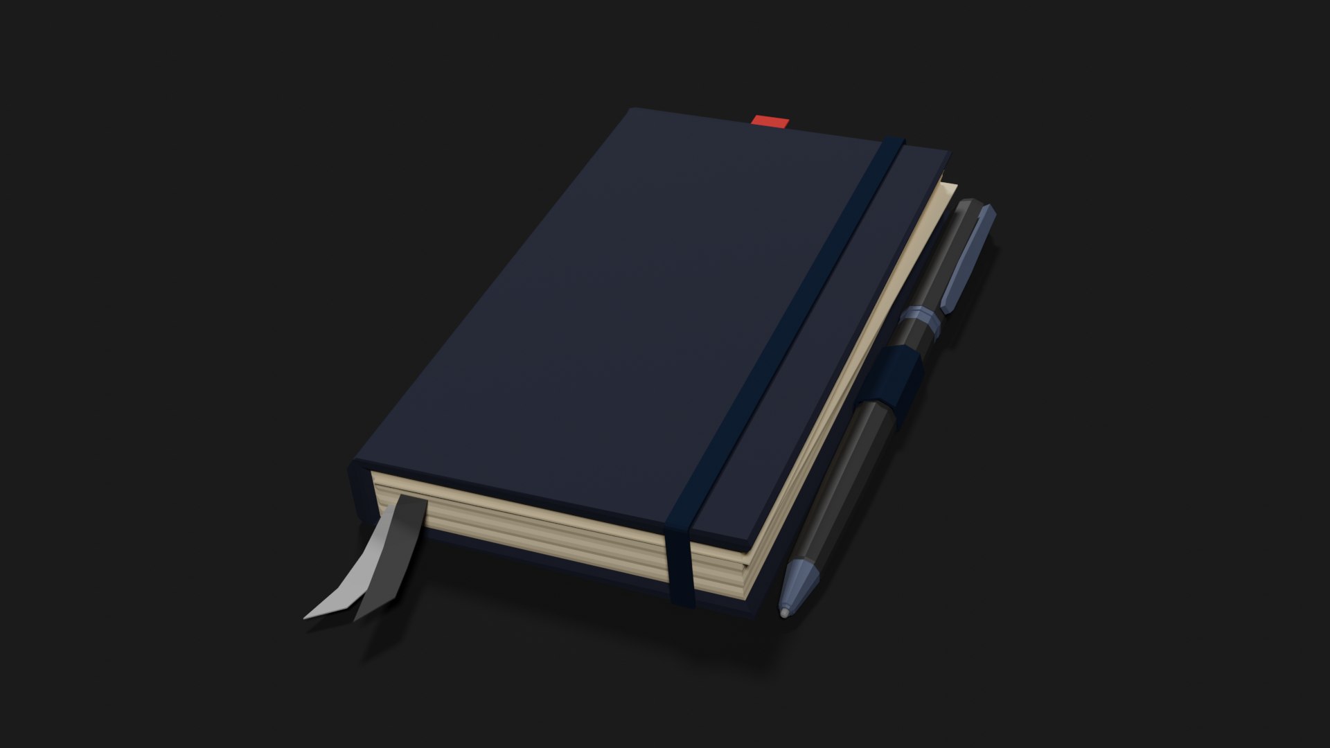 Lowpoly Notebook model - TurboSquid 1734859