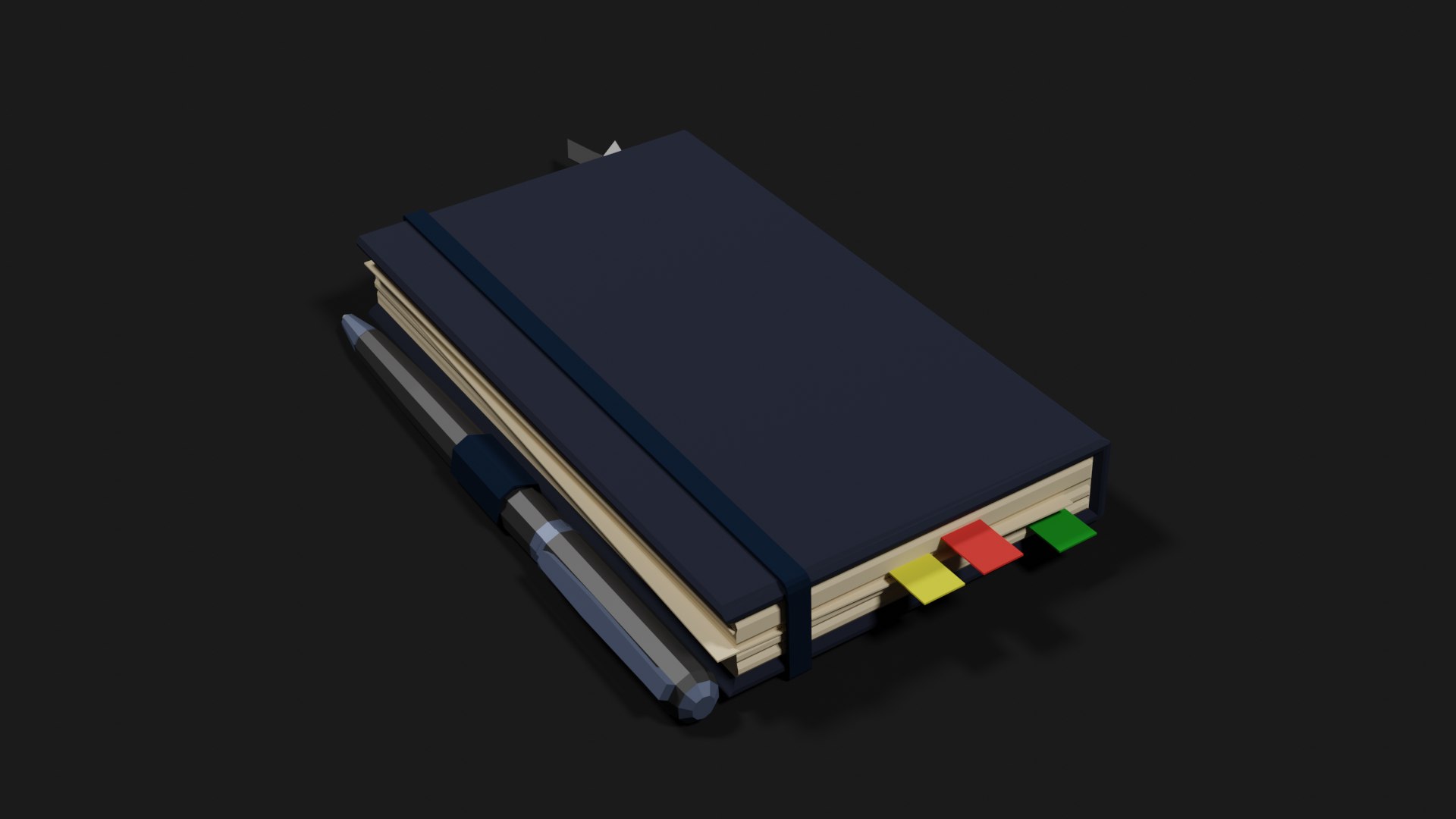 Lowpoly Notebook model - TurboSquid 1734859
