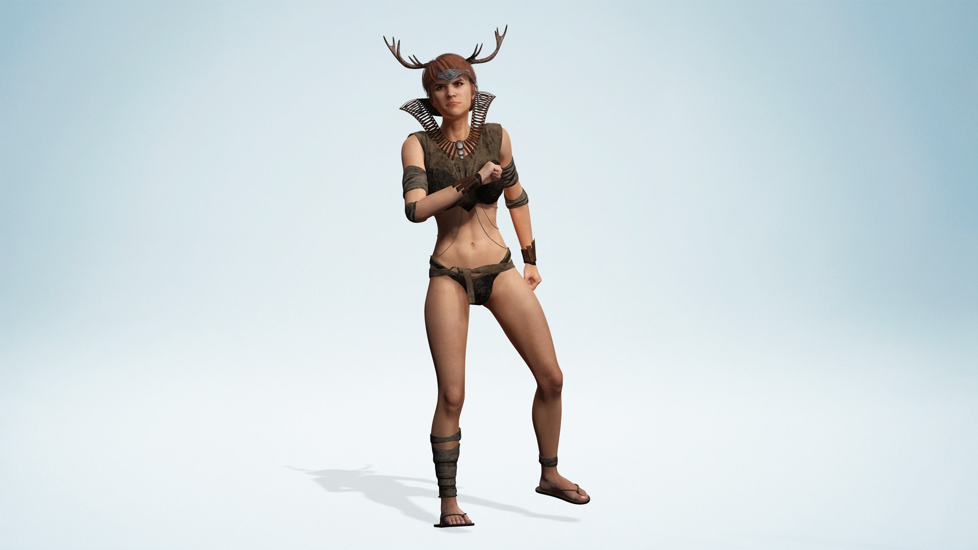 3D Fantasy Antlered Tribal Girl Wild Huntress Antler Woman model https://p.turbosquid.com/ts-thumb/Jv/ouGARz/Gv/5/png/1757962290/1920x1080/fit_q87/00ba37c20fa133302a95211f91309767821f4668/5.jpg