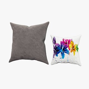 Realistic 3D model of a Sofa Pillow