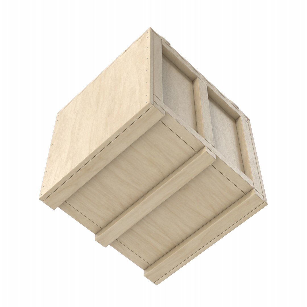 Wooden Cargo Box Model - TurboSquid 1989104