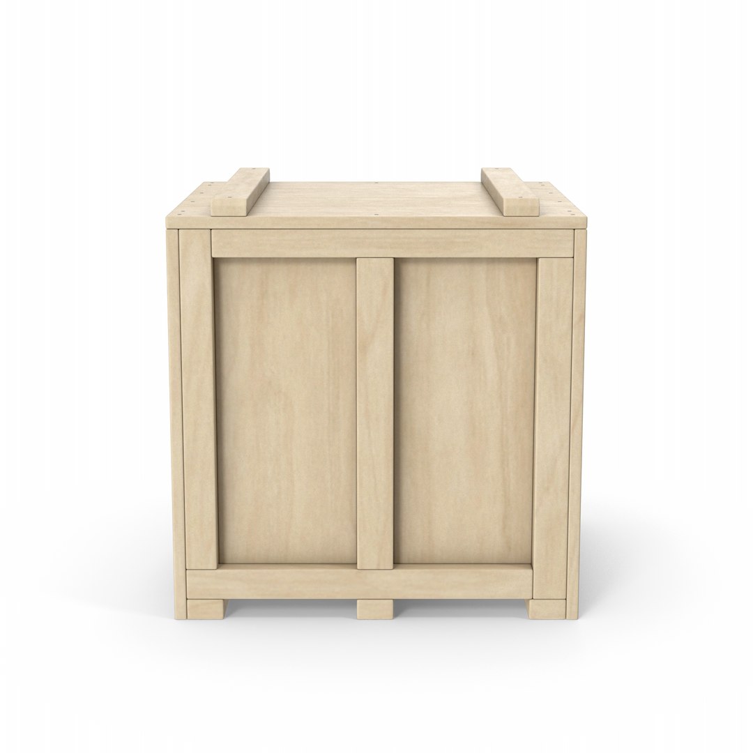 Wooden Cargo Box Model - TurboSquid 1989104