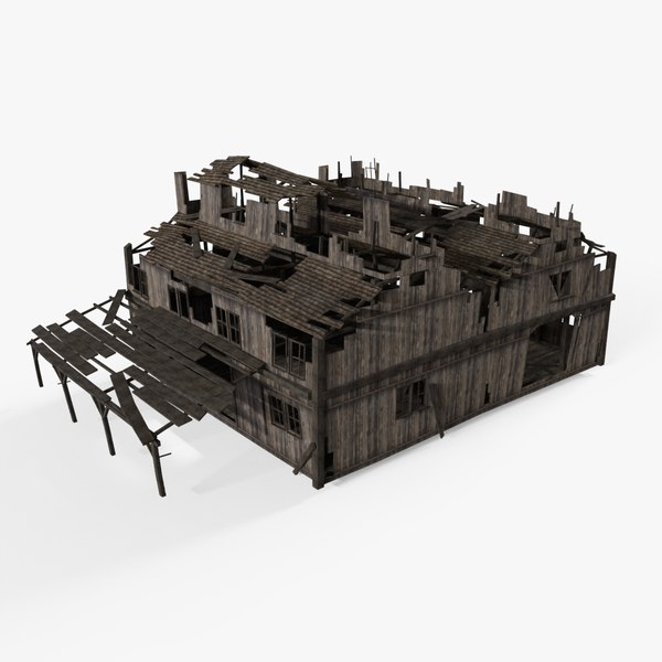 modelo 3d Destroy House - TurboSquid 2011459
