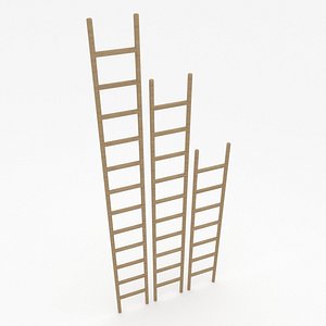 ladders industrial tools 3D model