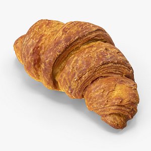 3D Croissant 2 model