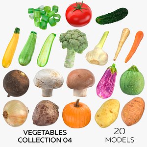 Vegetables Collection 04 - 20 models