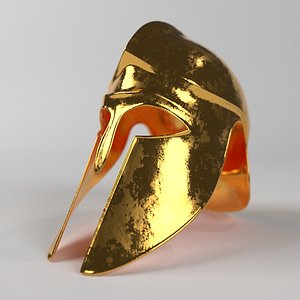 3D model greek helmet