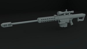 3D barret rifle