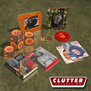 3ds max retro lounge clutter