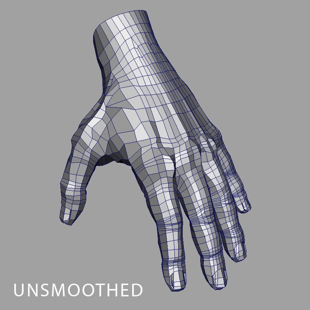 3d human hand