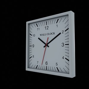 Home decorations-Wall clocks-PBR GAME READY Low-poly 3D model 3D model