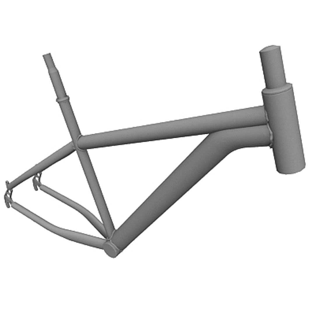 3d model bike frame