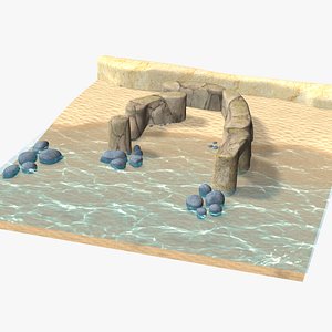 Beach Cove 3D model