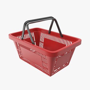 3d model shopping basket
