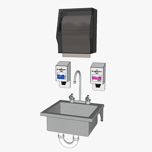 Hand Washing Station 3D
