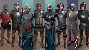 3D model TAB Medieval Knights Pack - 2