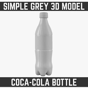 0.5 L Plastic Coke Bottle Model