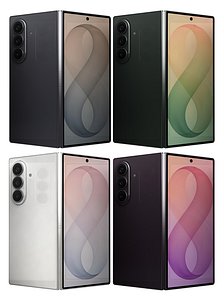 Samsung Galaxy Z Fold8 Ultra All Colors 3D model