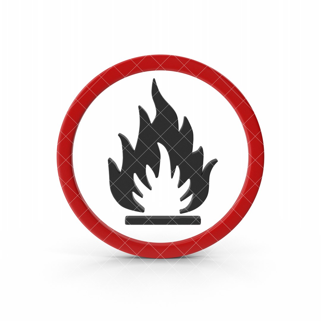 Fire Icon 3D Model - TurboSquid 2305836