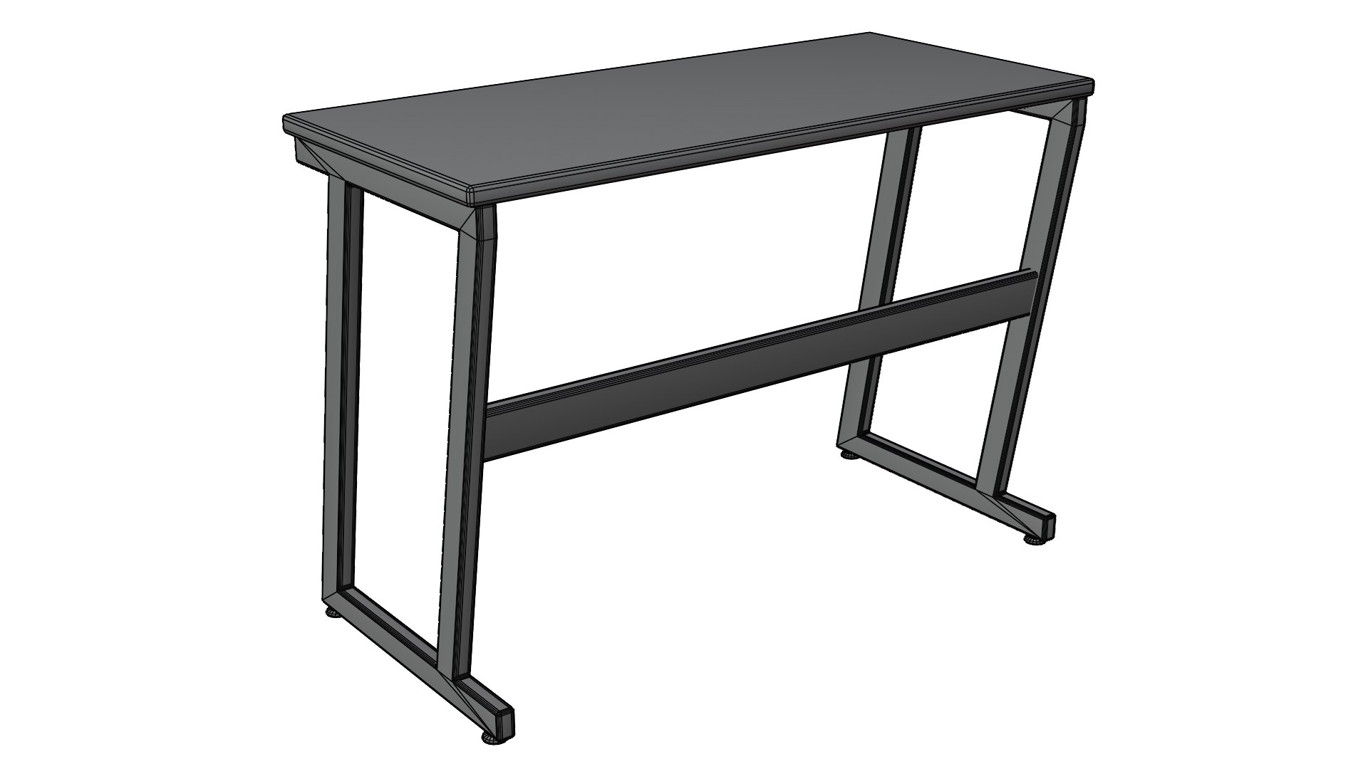 Computer Desk 3D - TurboSquid 2139668