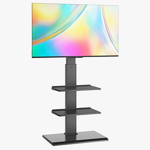 Fitueyes Universal Floor TV Stand for 32 to 65 Inch Screens 3D model