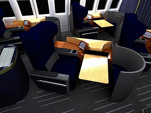 AIRBUS A340 AIRCRAFT FIRST CLASS CABIN 2007