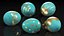 Colored Easter Eggs Set