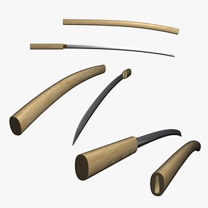 katanaJapaneseSword 3D model