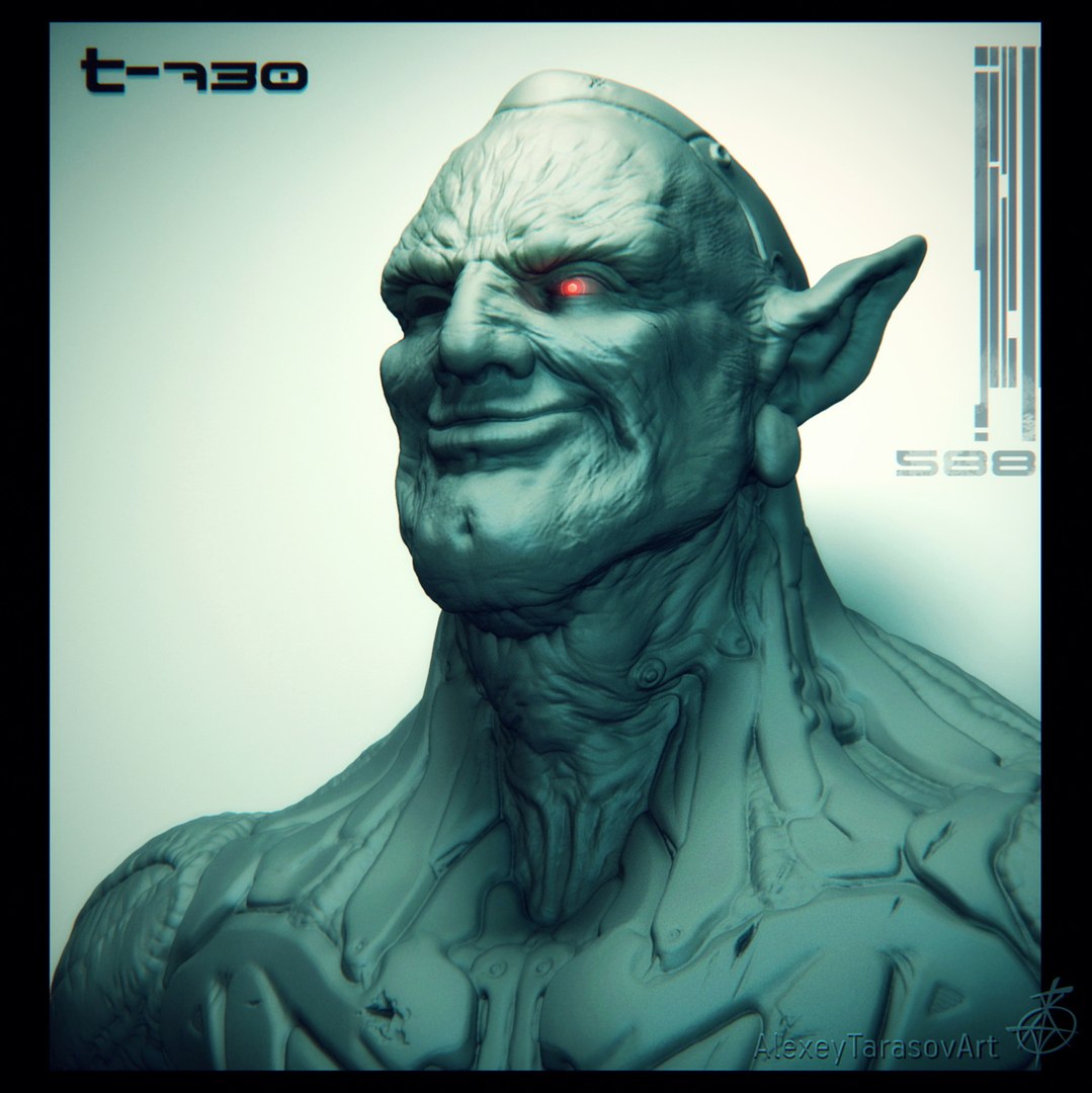 3D cyborg elf - TurboSquid 1281283