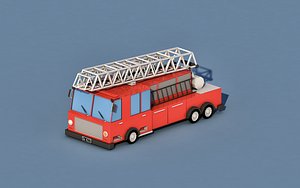 Cartoon Fire Truck