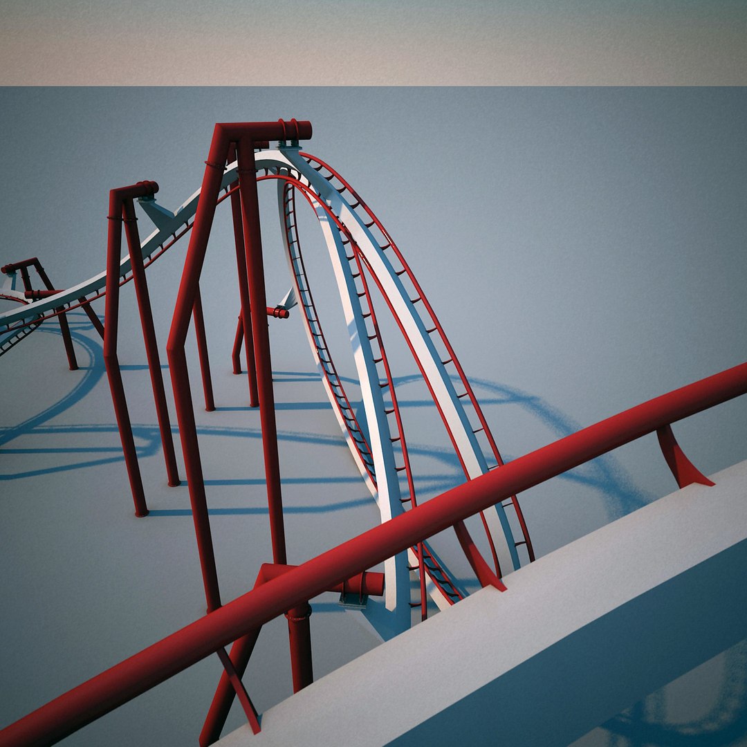 Roller Coaster 3d Max