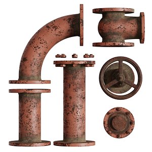 Industrial Water Pipes model
