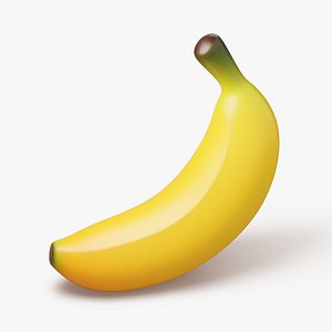 Banana Fruit Stylized 3D model